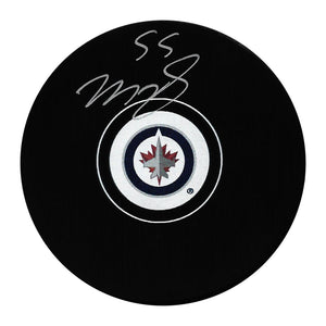 Mark Scheifele Autographed Winnipeg Jets Puck