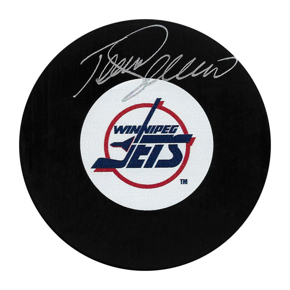 Teemu Selanne Autographed Winnipeg Jets Puck