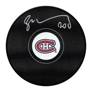 Juraj Slafkovsky Autographed Montreal Canadiens Puck