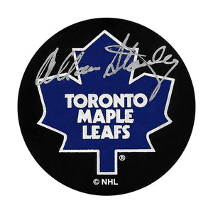 Allan Stanley (deceased) Autographed Toronto Maple Leafs Puck