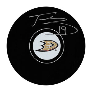 Troy Terry Autographed Anaheim Ducks Puck