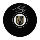 Logan Thompson Autographed Vegas Golden Knights Puck