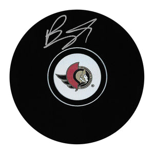 Brady Tkachuk Autographed Ottawa Senators Puck