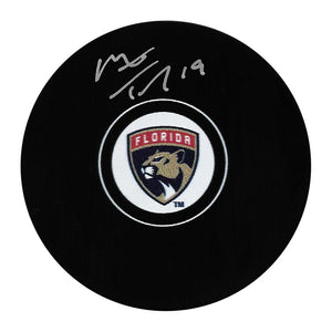 Matthew Tkachuk Autographed Florida Panthers Puck