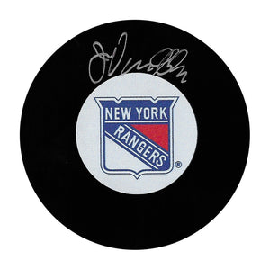 John Vanbiesbrouck Autographed New York Rangers Puck
