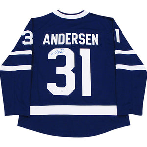 Frederik Andersen Autographed Toronto Maple Leafs Replica Jersey