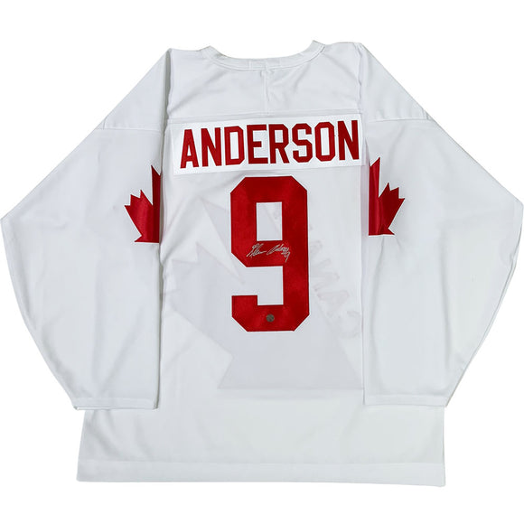 Glenn Anderson Autographed Team Canada Replica Jersey
