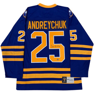 Dave Andreychuk Autographed Buffalo Sabres Replica Jersey