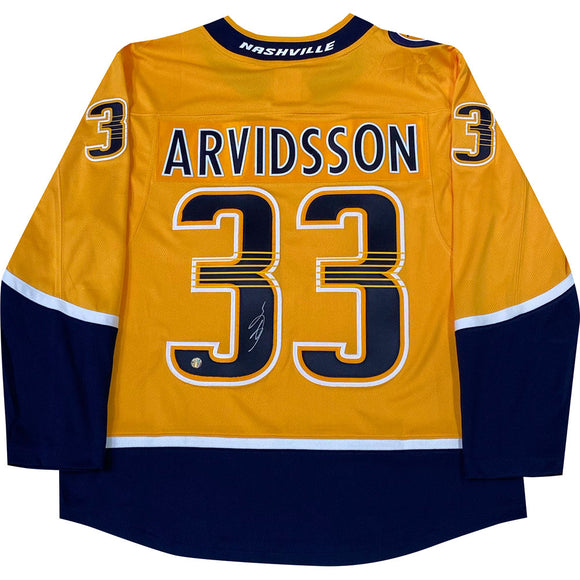 Viktor Arvidsson Autographed Nashville Predators Replica Jersey