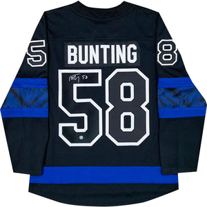 Michael Bunting Autographed Toronto Maple Leafs Replica Jersey (Alternate)