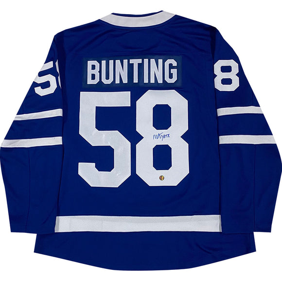 Michael Bunting Autographed Toronto Maple Leafs Replica Jersey
