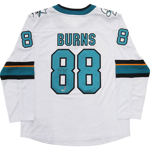 Brent Burns Autographed San Jose Sharks Replica Jersey (White)