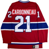 Guy Carbonneau Autographed Montreal Canadiens Replica Jersey