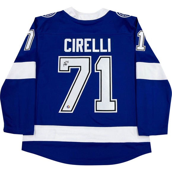 Anthony Cirelli Autographed Tampa Bay Lightning Replica Jersey