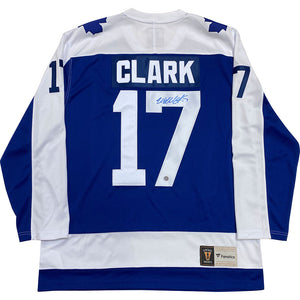 Wendel Clark Autographed Toronto Maple Leafs Replica Jersey