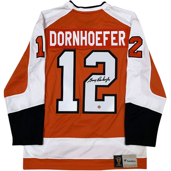 Gary Dornhoefer Autographed Philadelphia Flyers Replica Jersey