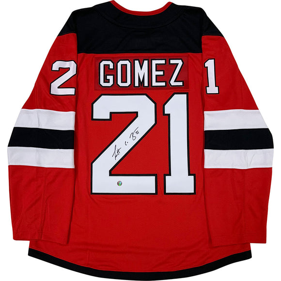 Scott Gomez Autographed New Jersey Devils Replica Jersey