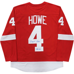 Mark Howe Autographed Detroit Red Wings Replica Jersey