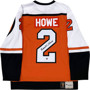 Mark Howe Autographed Philadelphia Flyers Replica Jersey