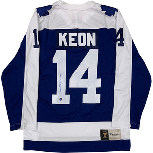 Dave Keon Autographed Toronto Maple Leafs Replica Jersey