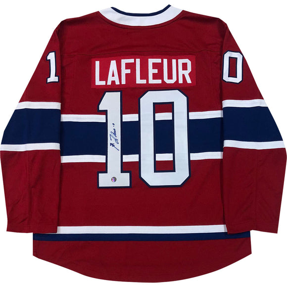 Guy Lafleur (deceased) Autographed Montreal Canadiens Replica Jersey