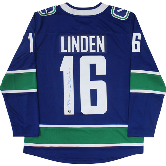 Trevor Linden Vancouver Canucks Autographed Retro Alt Fanatics Hockey Jersey  - NHL Auctions
