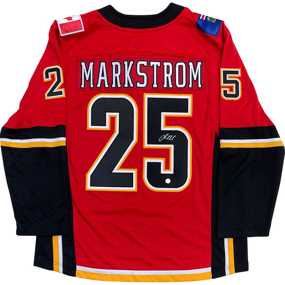 Jacob Markstrom Signed Calgary Flames Reverse Retro Adidas Jersey