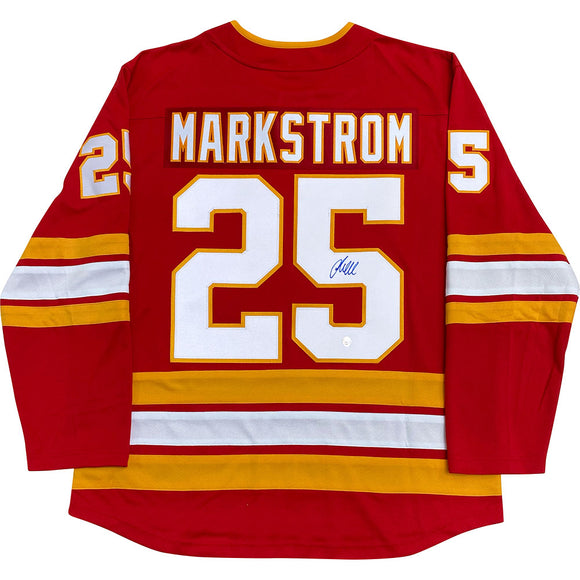Jacob Markstrom Autographed Calgary Flames Pro Jersey