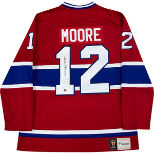 Dickie Moore (deceased) Autographed Montreal Canadiens Replica Jersey