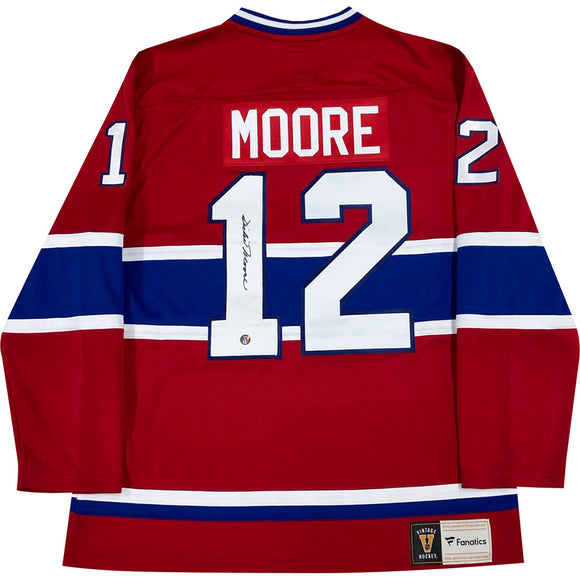 Dickie Moore (deceased) Autographed Montreal Canadiens Replica Jersey