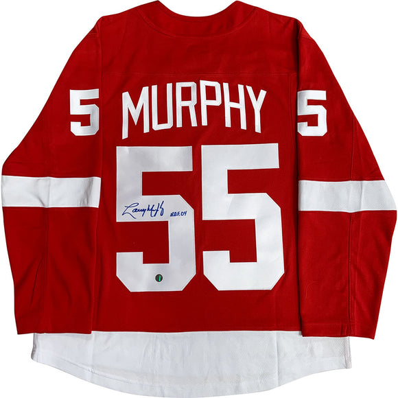 Larry Murphy Autographed Detroit Red Wings Replica Jersey