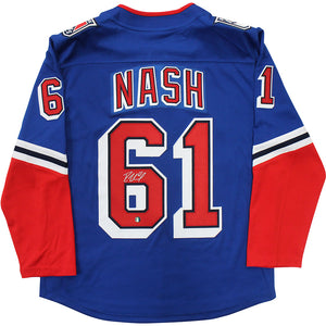 Rick Nash Autographed New York Rangers Reverse Retro Replica Jersey