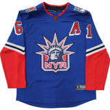 Rick Nash Autographed New York Rangers Reverse Retro Replica Jersey