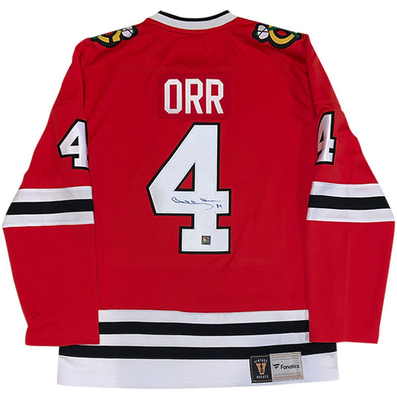 Bobby Orr Autographed Chicago Blackhawks Replica Jersey