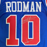 Dennis Rodman Autographed Detroit Pistons Replica Jersey
