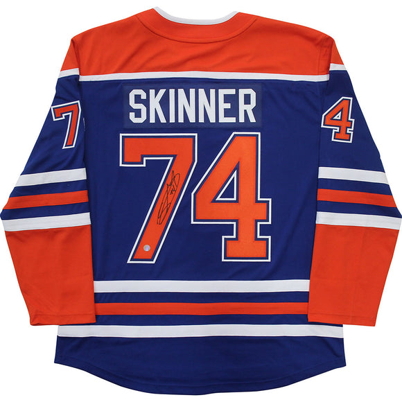 Stuart Skinner Autographed Edmonton Oilers Replica Jersey