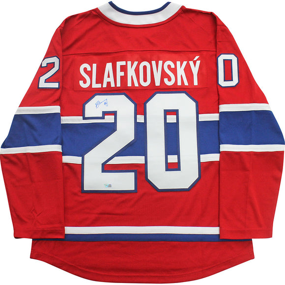 Juraj Slafkovsky Autographed Montreal Canadiens Replica Jersey