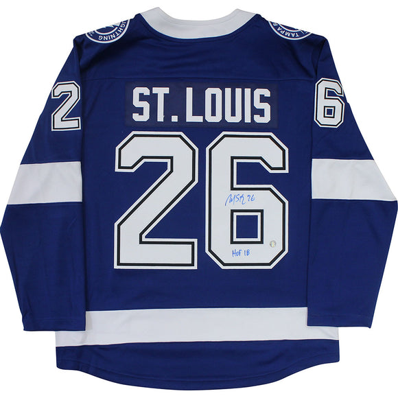Martin St. Louis Autographed Tampa Bay Lightning Replica Jersey