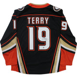 Troy Terry Autographed Anaheim Ducks Replica Jersey