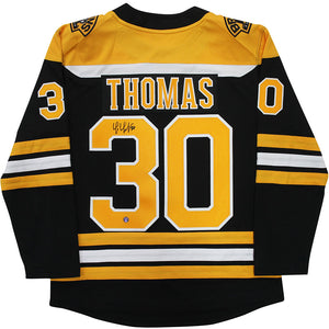 Tim Thomas Autographed Boston Bruins Replica Jersey