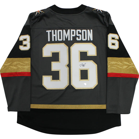 Logan Thompson Autographed Vegas Golden Knights Replica Jersey