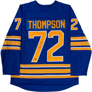 Tage Thompson Autographed Buffalo Sabres Replica Jersey