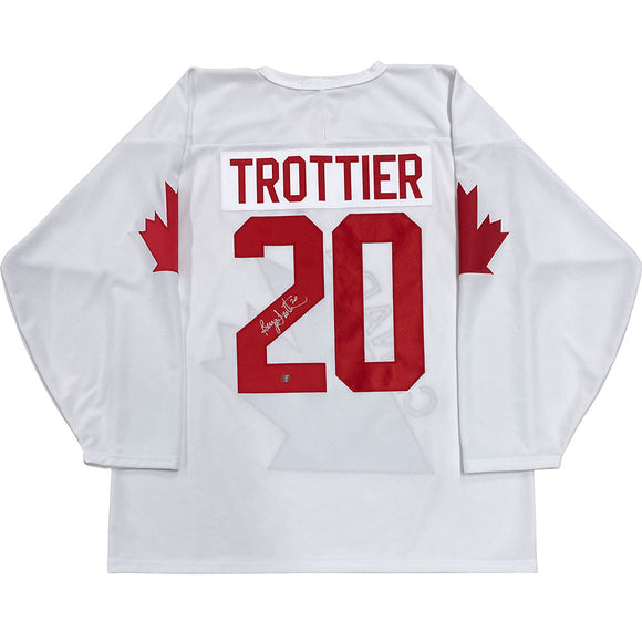 Bryan Trottier Autographed Team Canada Replica Jersey