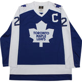 Rick Vaive Autographed Toronto Maple Leafs Replica Jersey