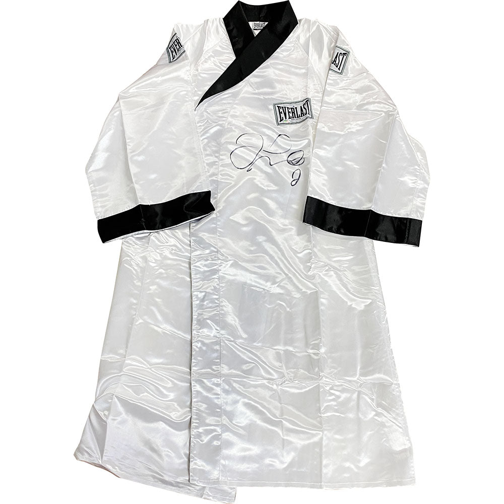 Everlast Robe Floyd Mayweather Jr. Autographed Everlast Boxing Robe – Frozen Pond