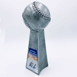 Nolan Ryan Autographed 14" Baseball Trophy
