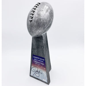Lawrence Taylor Autographed 15" Football Trophy