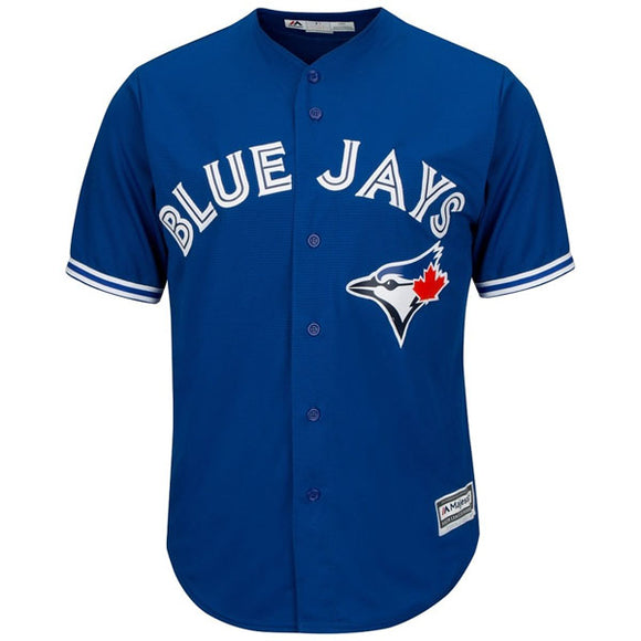 Blank Toronto Blue Jays Red Full Button Jerseys w/ Braiding - TOR571