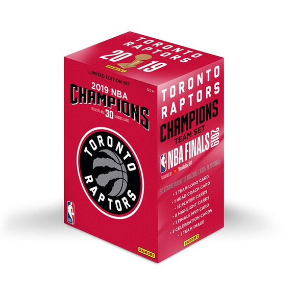 2019 Toronto Raptors NBA Champions Panini 30 Card Set