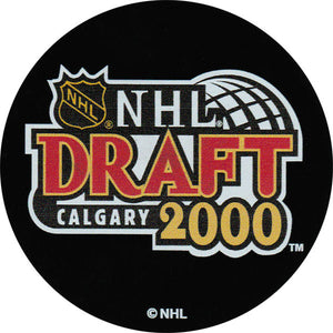2000 NHL Draft Puck